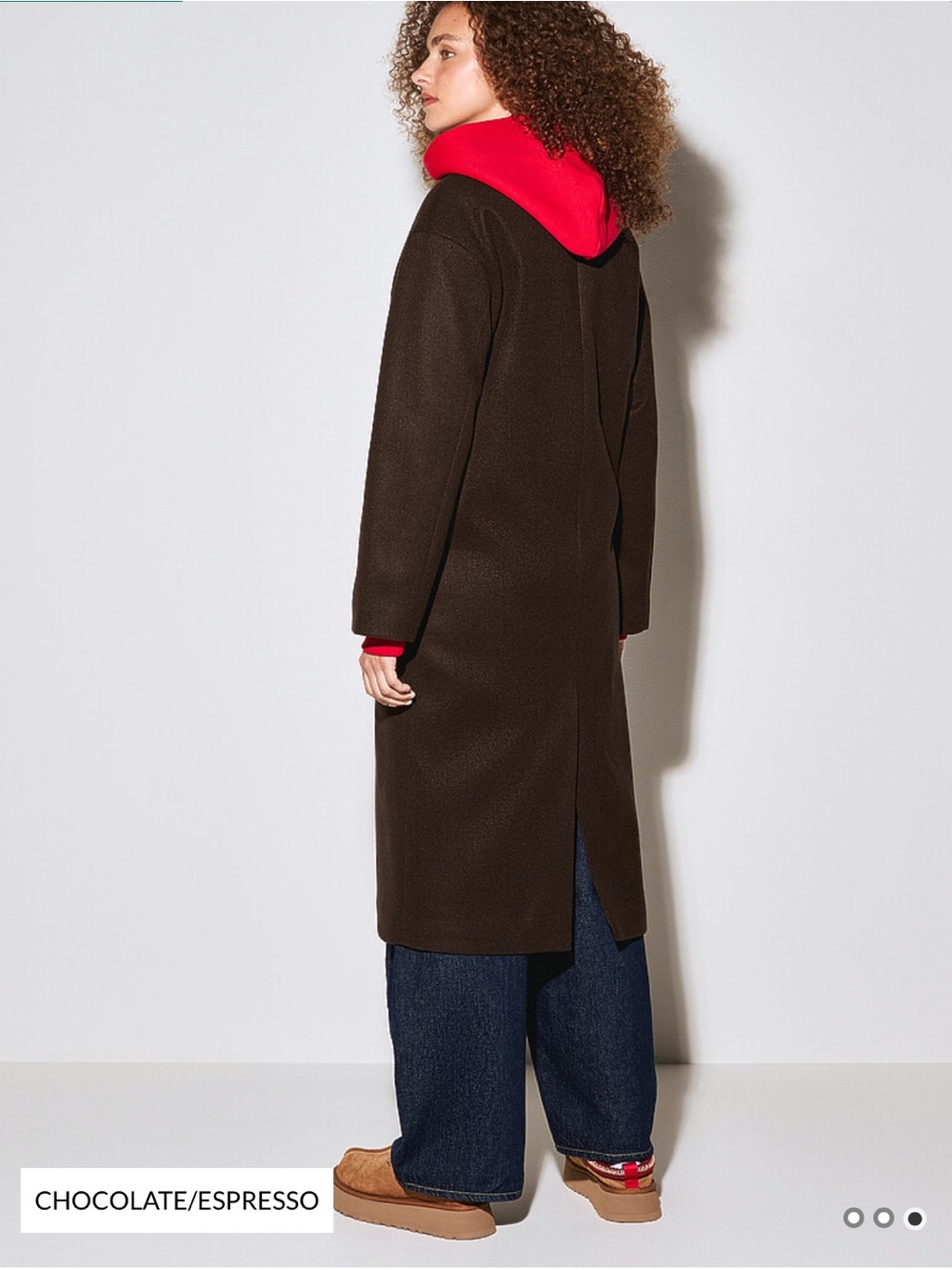 twik Chocolate Trench Coat Felt XL